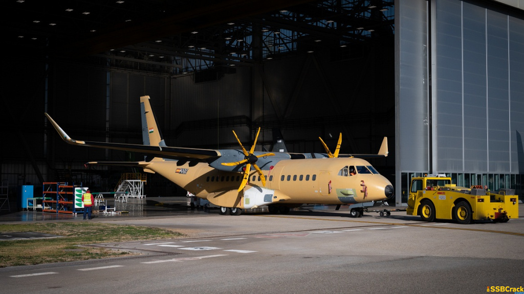First Look at the First C 295 Transport Aircraft of India