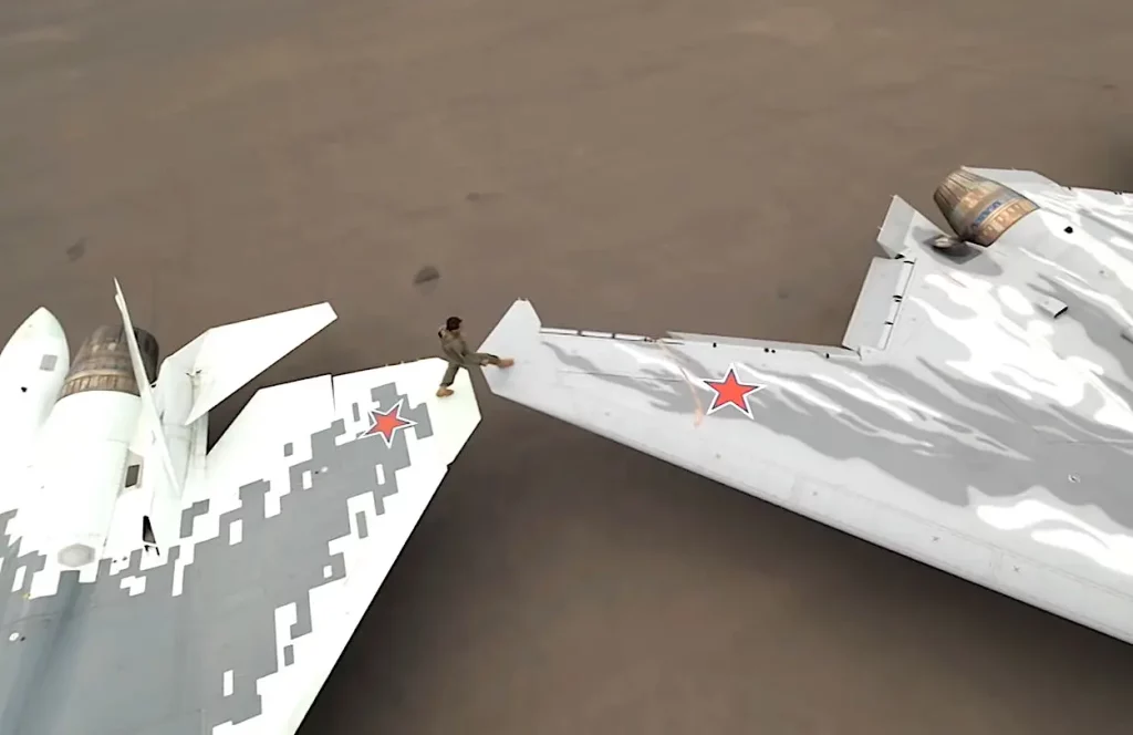Russia Tests New Armed Stealth Drone Okhotonik 2