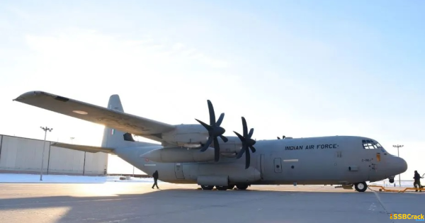 Two C 130J Aircraft INS Sumedha Positioned To Evacuate Citizens From Sudan