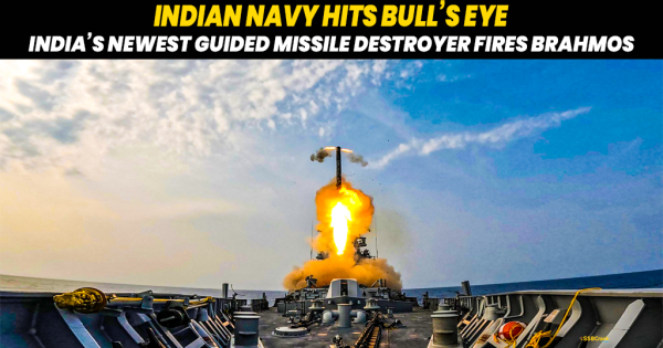 Bulls Eye Indias Newest Guided Missile Destroyer Fires BrahMos 1