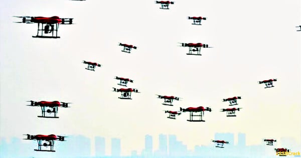 Soldiers in the Sky DRDO Scientists Working on Swarm Drones System 1