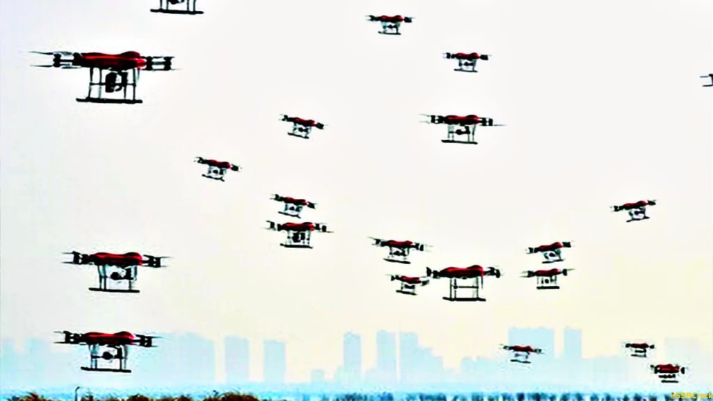 Soldiers in the Sky DRDO Scientists Working on Swarm Drones System
