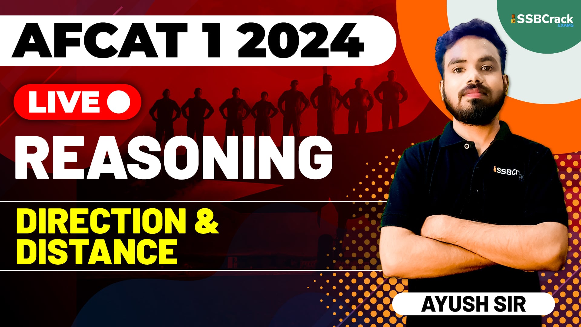 AFCAT 1 2024 Reasoning Direction Distance