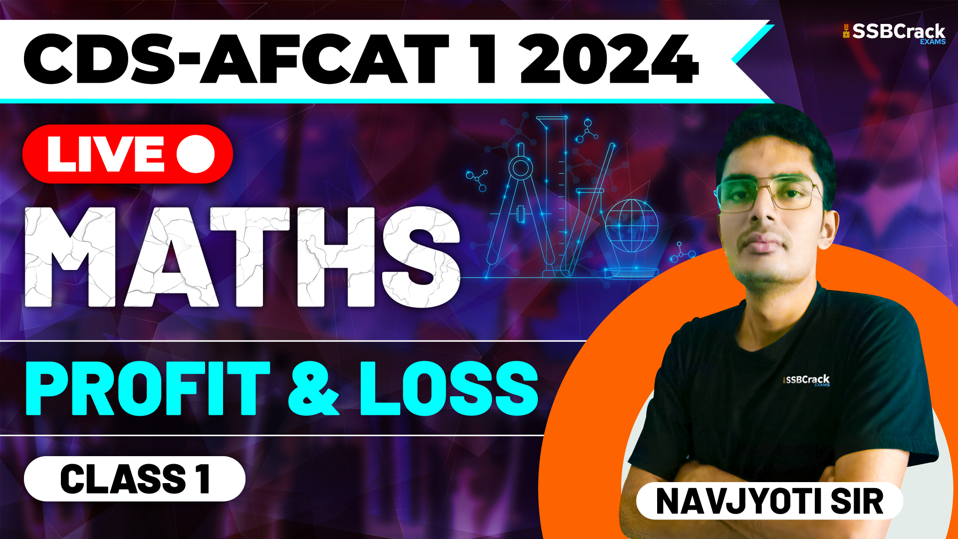 CDS AFCAT 1 2024 MATHS Profit Loss Class 1