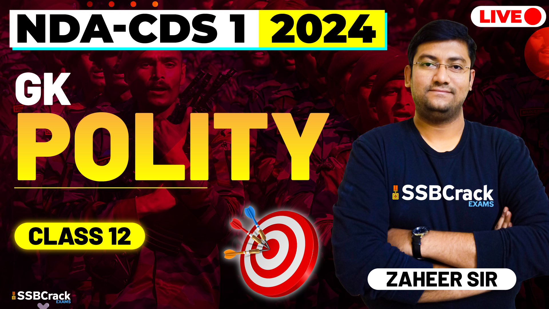 NDA CDS 1 2024 Polity Class 12