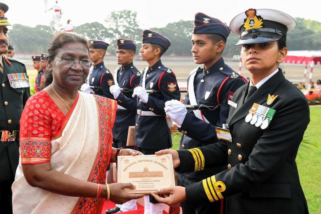 NDA Exam_Female cadets