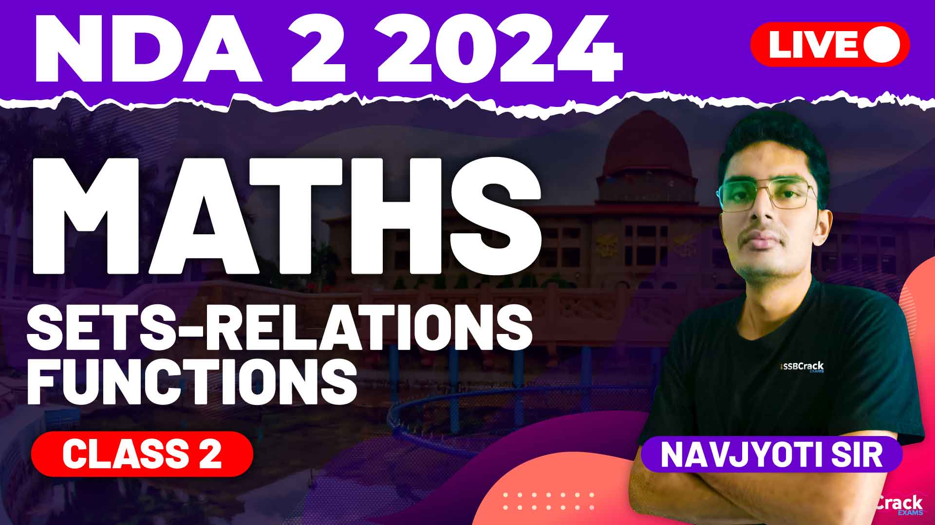 NDA 2 2024 Maths Sets Relations Functions Class 2