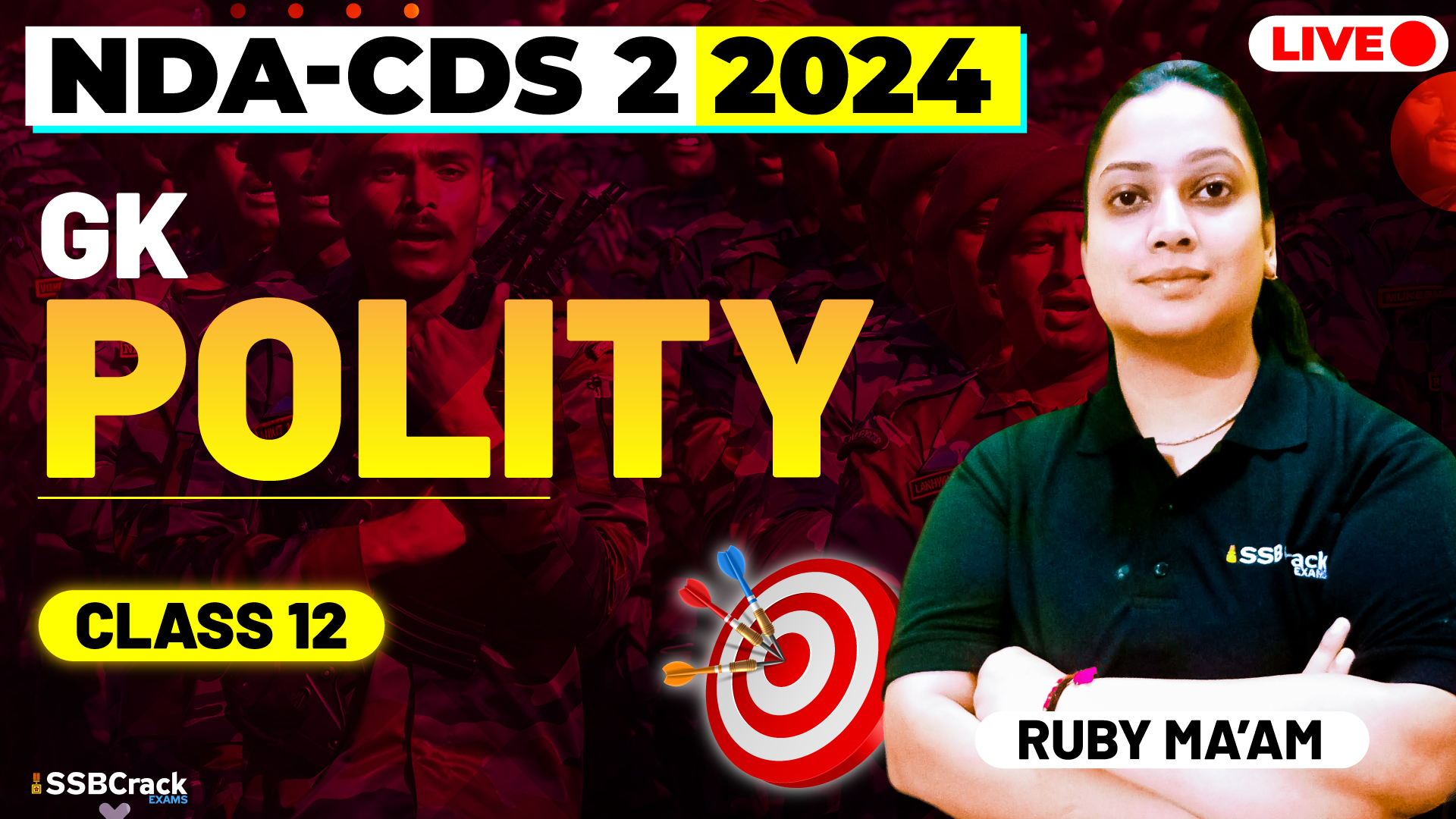 NDA CDS 2 2024 Polity Class 12