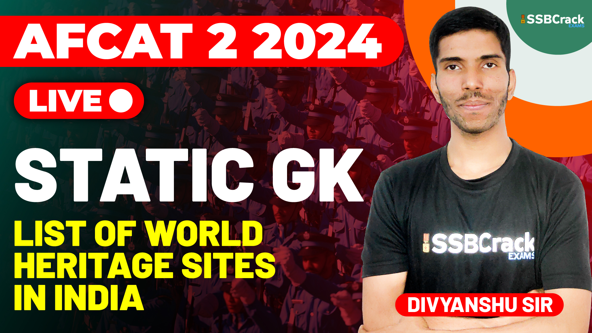 AFCAT 2 2024 Static GK List of World Heritage Sites in India