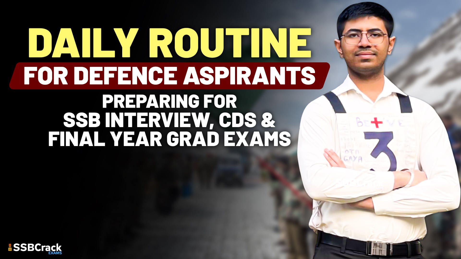 Daily Routine For Defence Aspirants Preparing For SSB Interview CDS Final Year Grad