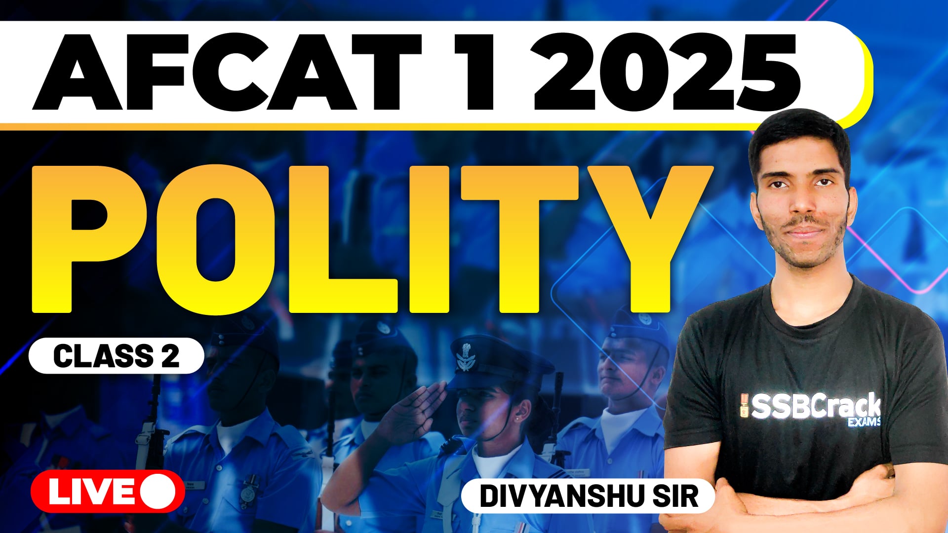 AFCAT 1 2025 Polity Class 2