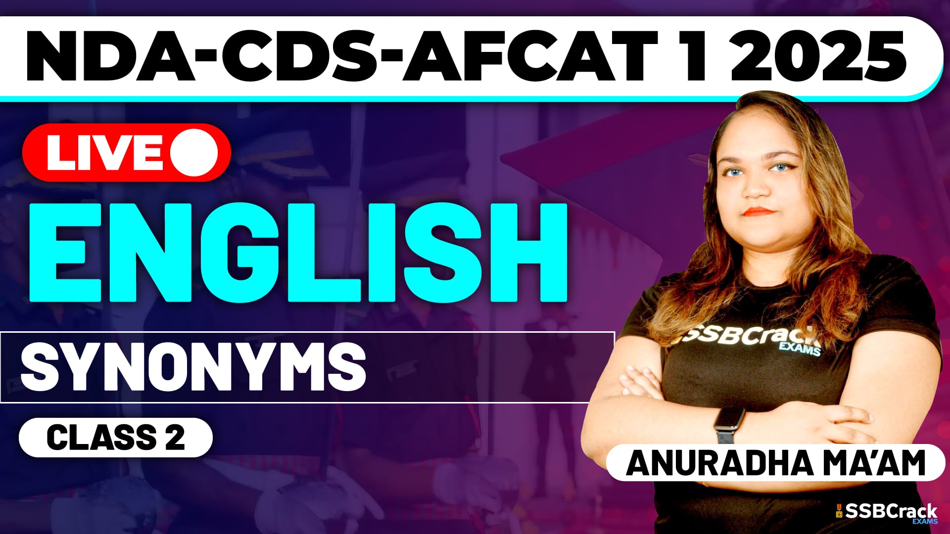 NDA CDS AFCAT 1 2025 English Synonyms Class 2