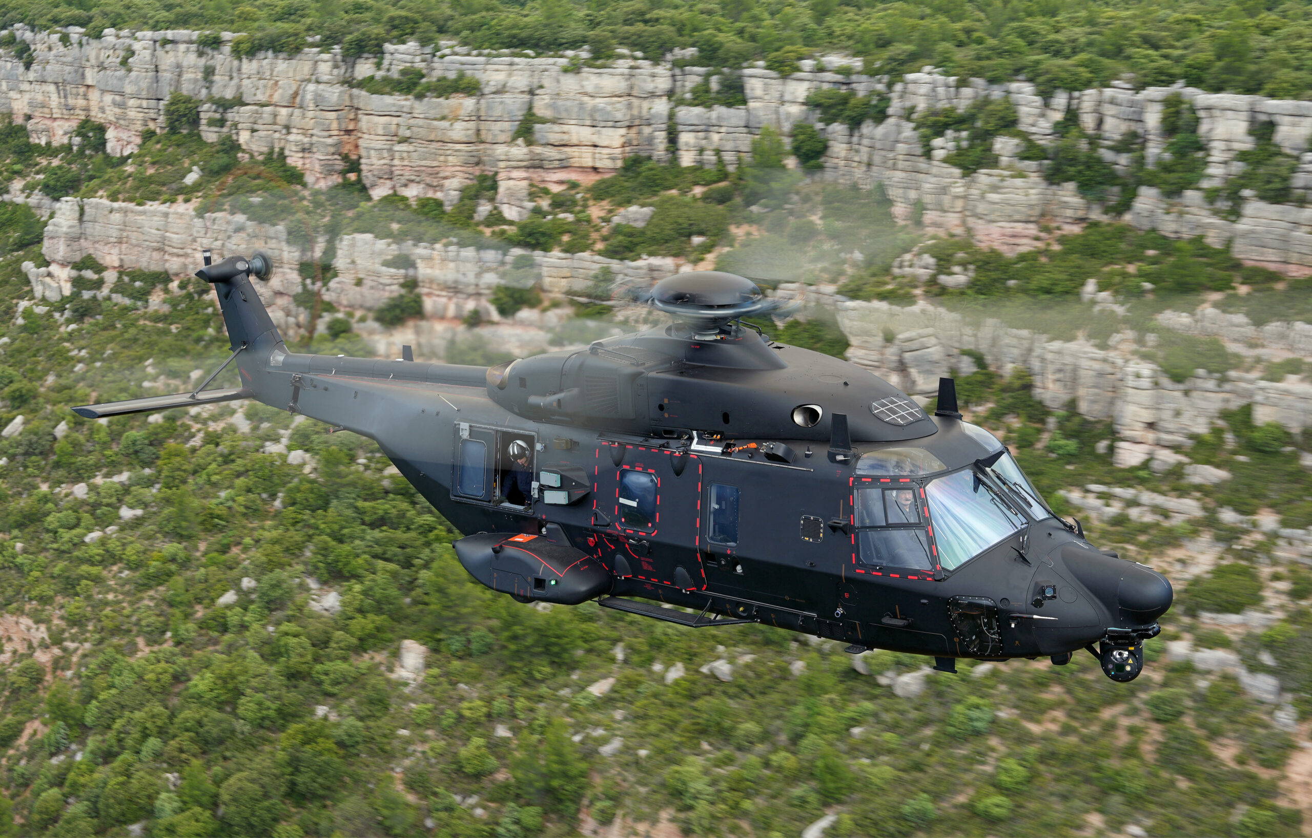 Airbus Unveils NH90 Caïman Standard 2 Prototype for French Army at International Exhibit