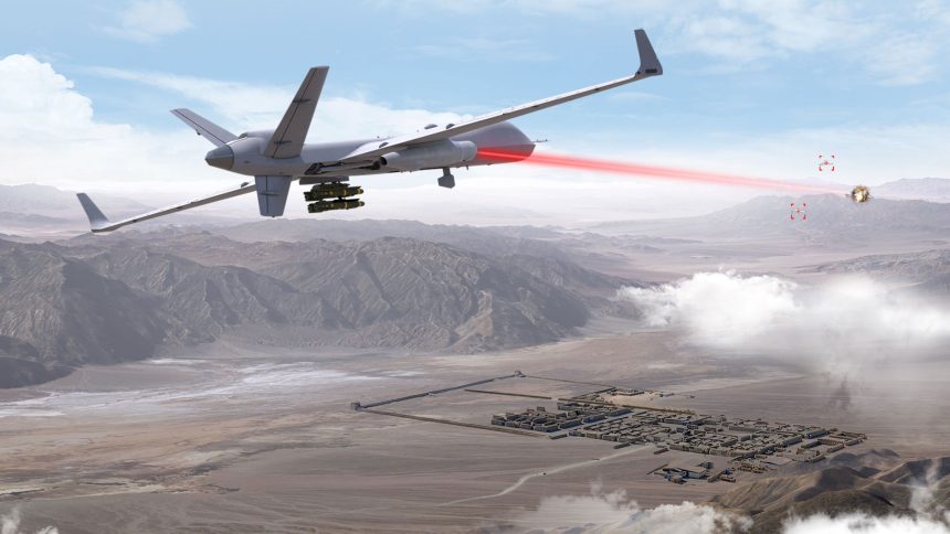 General Atomics Unveils Airborne Laser System for MQ-9B SeaGuardian at Sea-Air-Space 2025