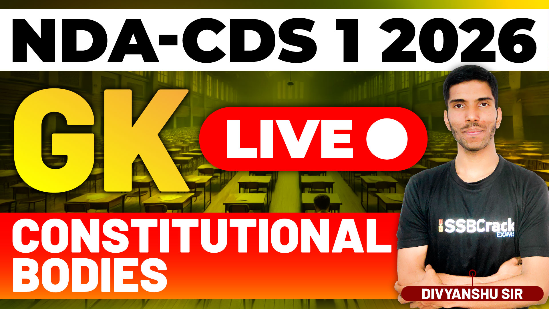 NDA CDS 1 2026 GK Constitutional Bodies