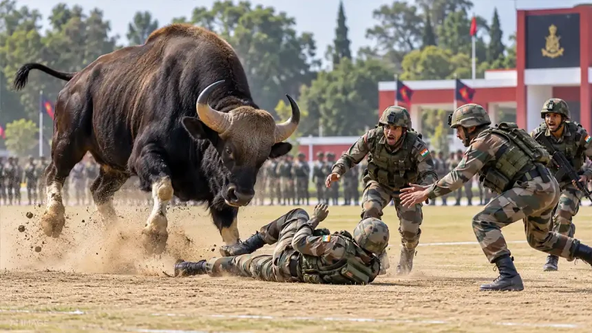 Army Soldier Killed by Wild Bison During Training at Army Education Centre
