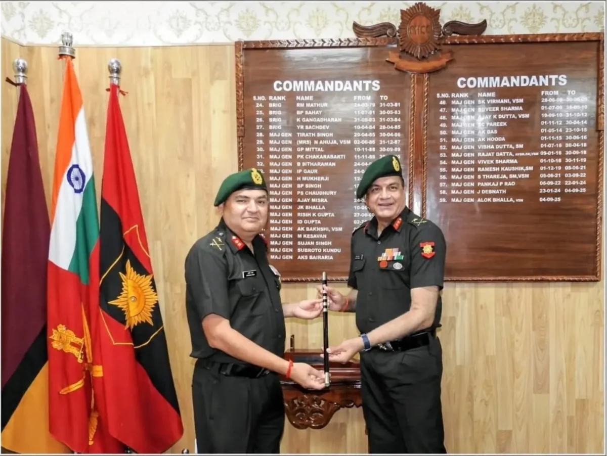 Maj Gen Rakesh Datta Taking Over