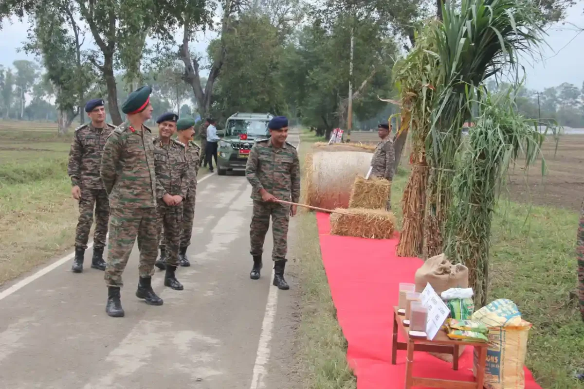 Major General IS Gill Visits Remount Training School and Depot in Saharanpur